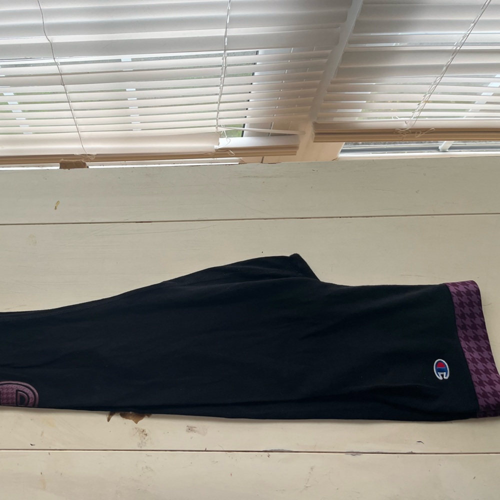 Champion Black and Purple Athletic Leggings
